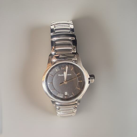NEWMaurice Lacroix Miros MI1053-SS002-320 Stainless Steel Date Quartz 28MM Watch main image 10